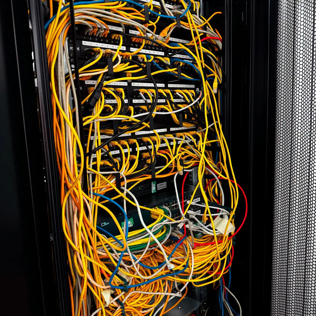 TFix team decommissioning a server room